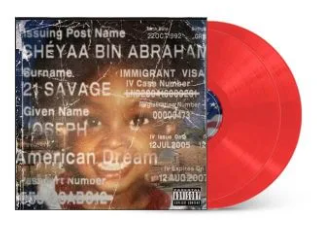 21 Savage – American Dream (Begrænset Rød Vinyl)