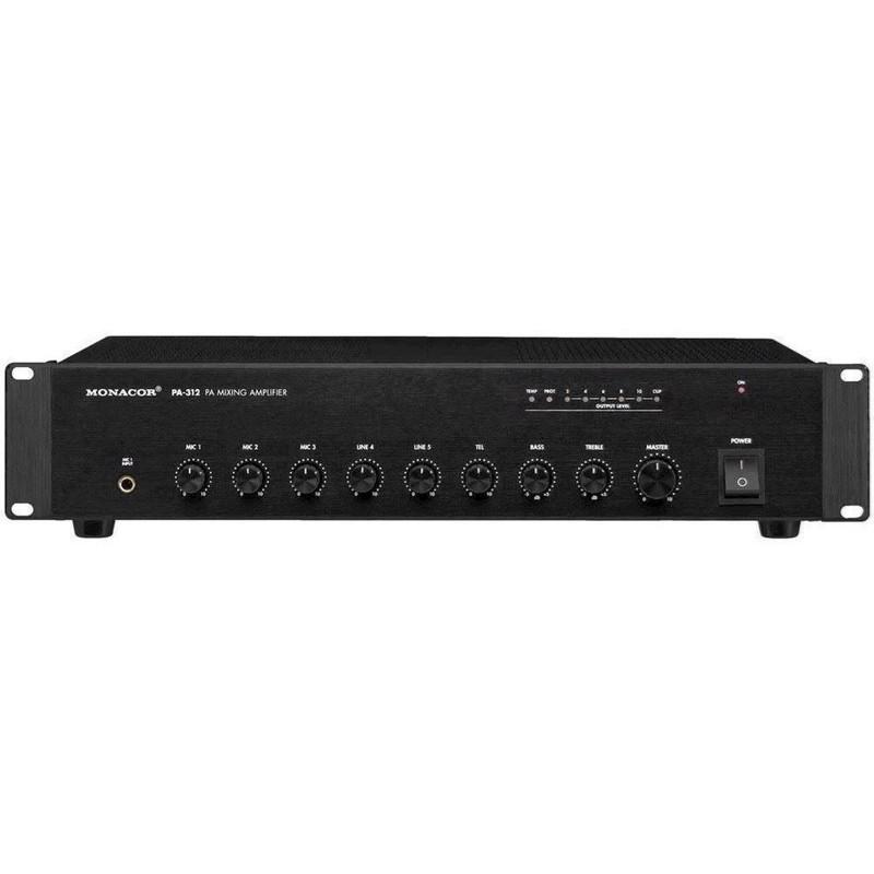 100V Forstærker 1x120W RMS PA 312 – Fantastisk Tilbud!