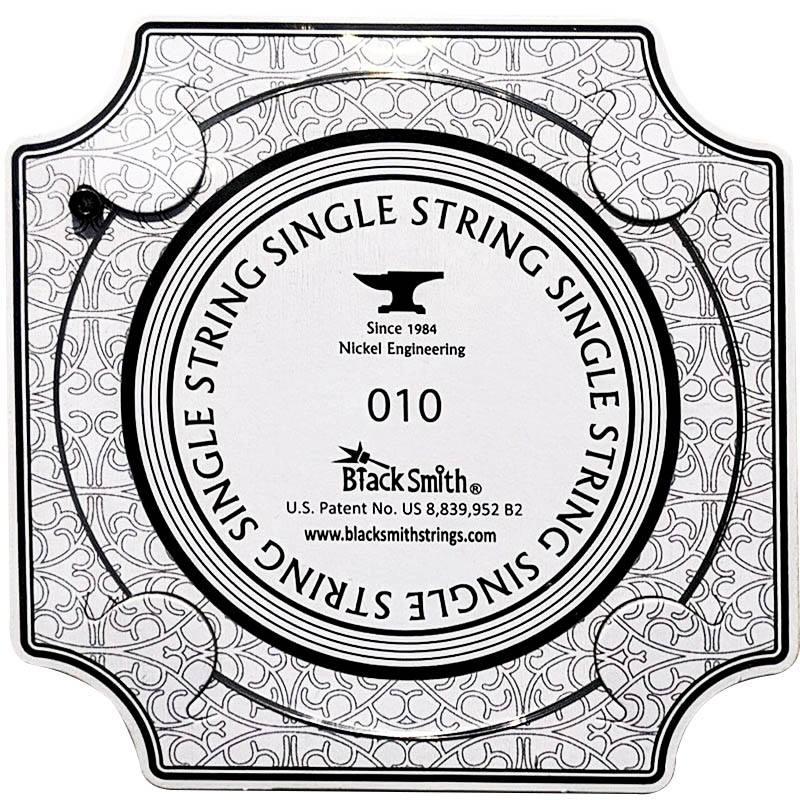 10 Løs Plain Steel Guitarstrenge .010 fra Blacksmith – Tilbud!