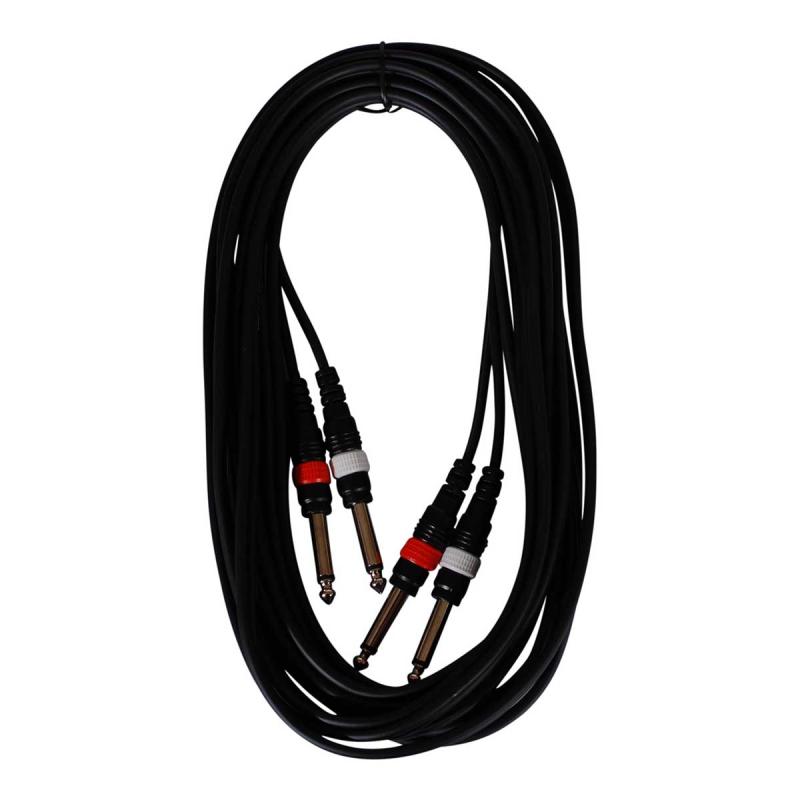 2 X Jack Til 2 X Jack Kabel 6 Meter – Uovertruffen Tilbud!