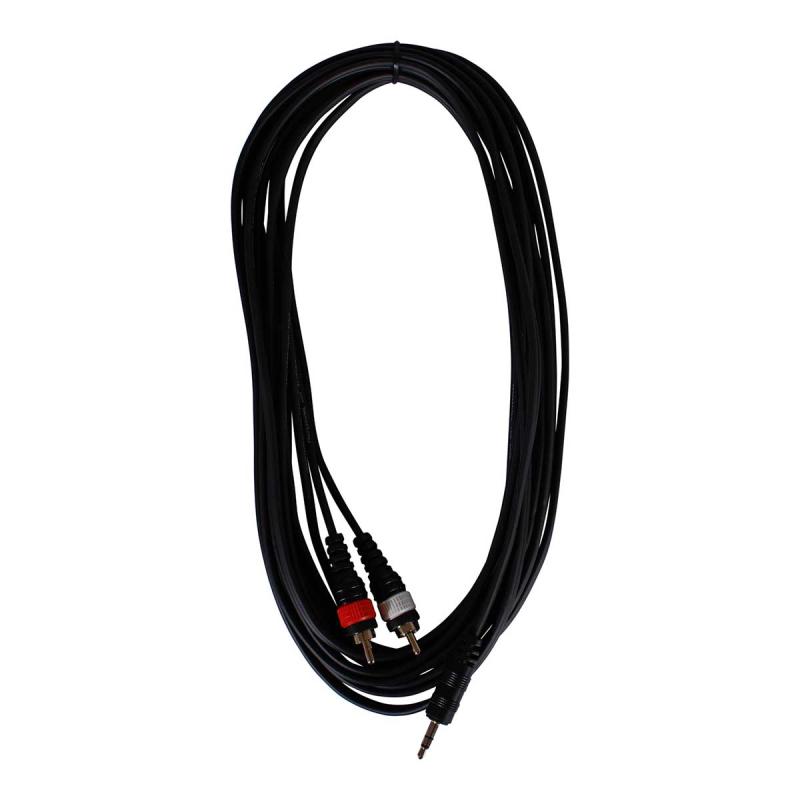2 X 6 Meter Phono til Minijack Kabel – Høj Kvalitet!