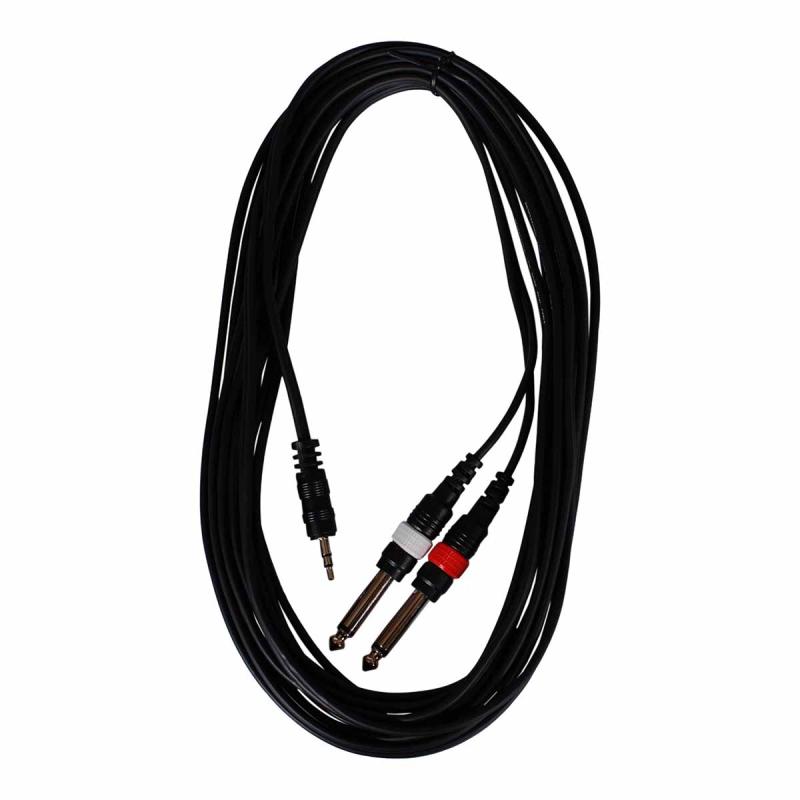 2 X 6 Meter Jack til Minijack Kabel - Udsalg!