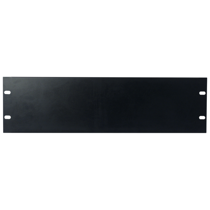 19" Sort Blædplade 3U – Optimal til Rack og Udstyr!