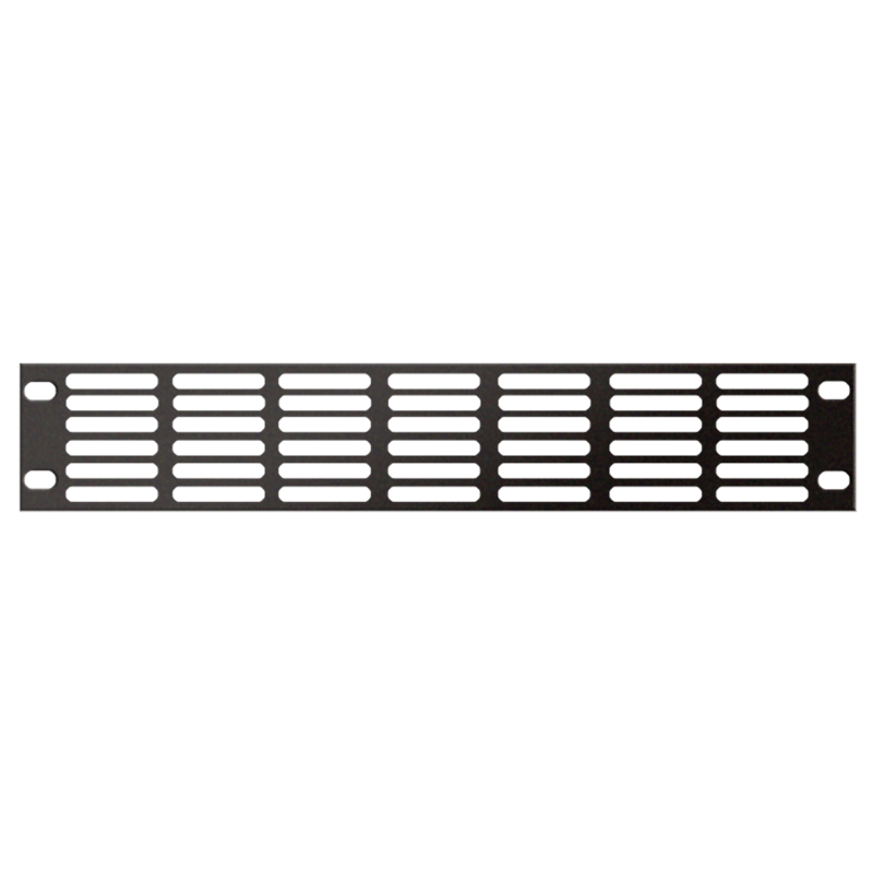 19" Sort Ventilationspanel – Optimal Luftcirkulation til Rack