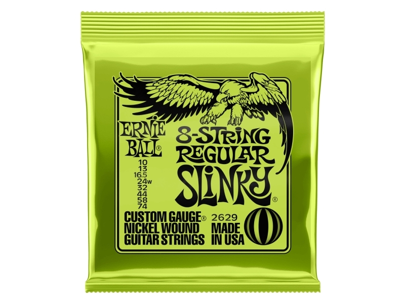 2629 Regular Slinky 8 Styg 10 74  Stygos 8 Styg Elektrinei Gitarai fra Ernie Ball