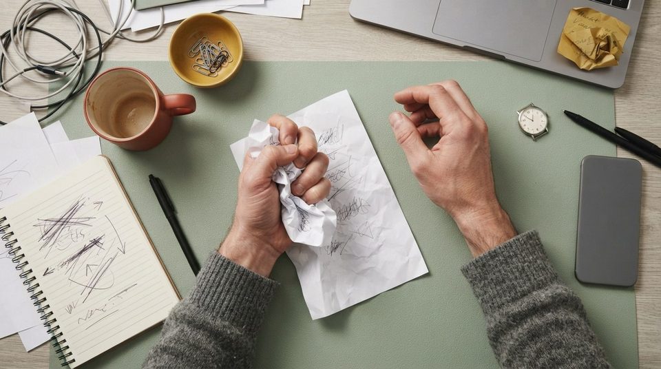 Stemningsbillede til guiden: Tegn på stress på arbejdet: Sådan genkender du dem hos dig selv og kolleger